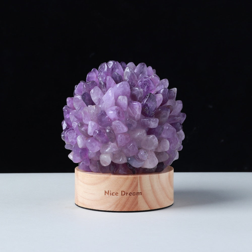 INTUITION Amethyst Kristalllampe - Juwelanda